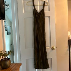 Olive green overalls